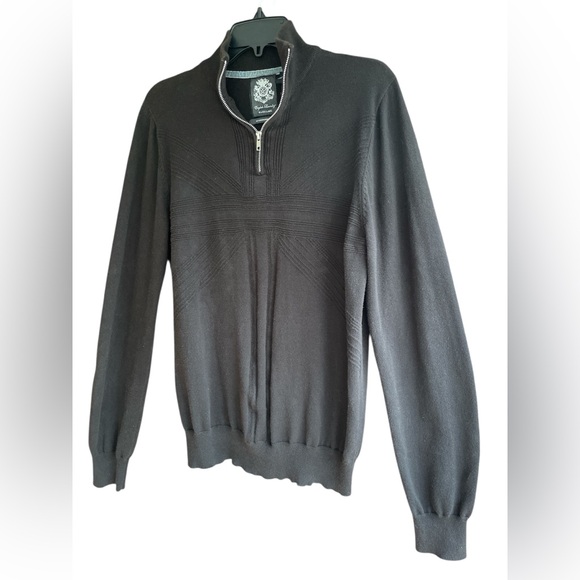Men's English Laundry Quarter Zip Sweater - Picture 1 of 6